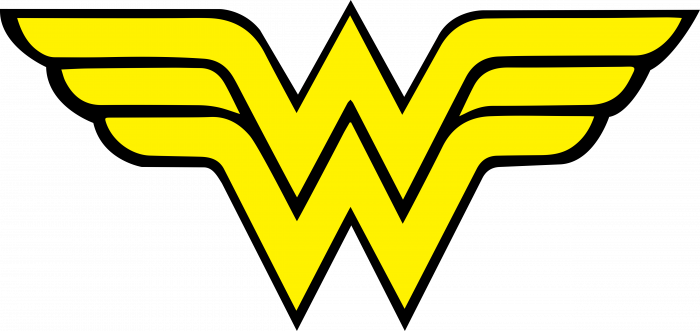 Wonder Woman Logo yellow
