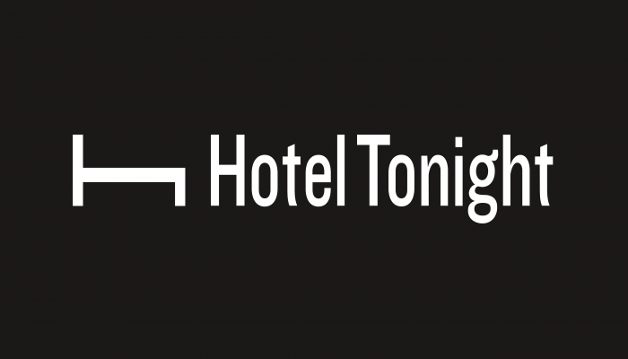 Hotel Tonight Logo black background