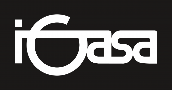Igasa Logo black background