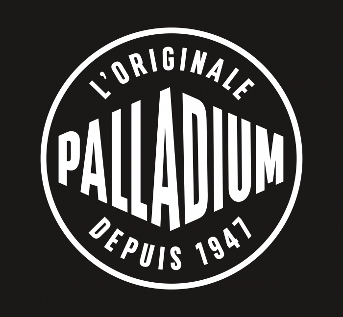 Palladium Boots Logo black background