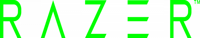 Razer Logo text green