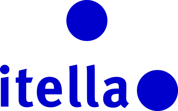 Itella Corporation Logo old blue