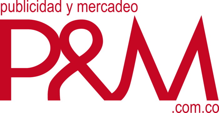 Publicidad y Mercadeo Logo red text