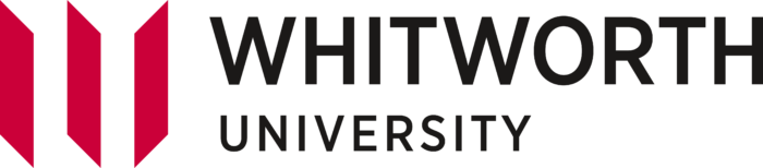 Whitworth University Logo black text