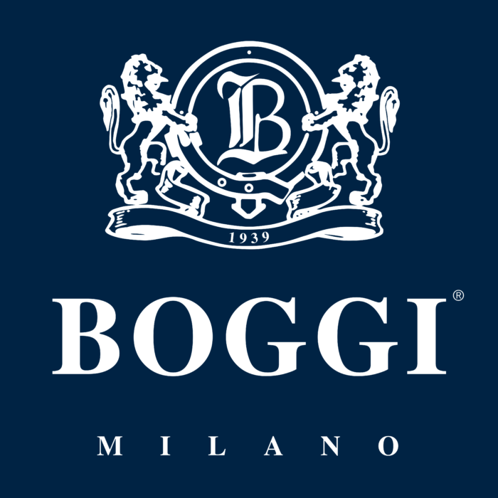 Boggi Milano Logo white text