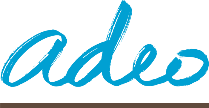 Groupe ADEO Logo blue text