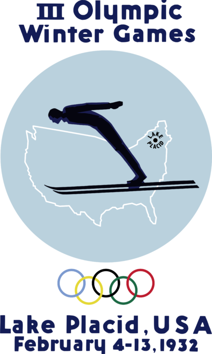 Lake Placid 1932, III Winter Olympic Games Logo