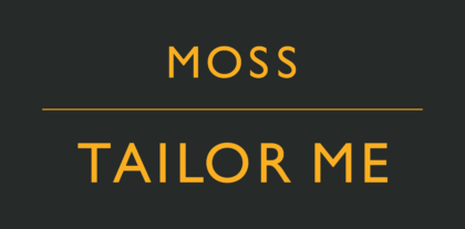 Moss Bros Logo orange text