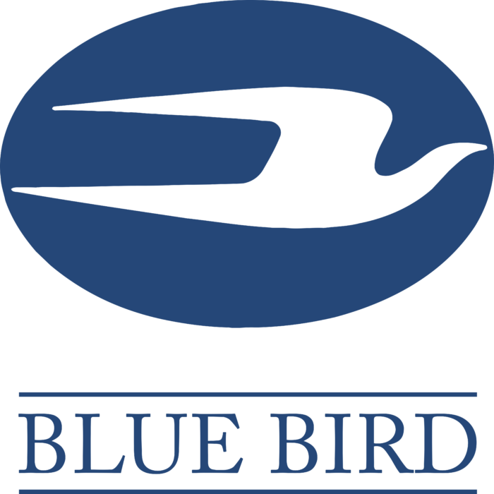 Blue Bird Corporation Logo blue