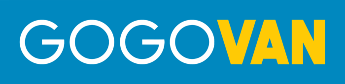 GoGoVan Logo blue background