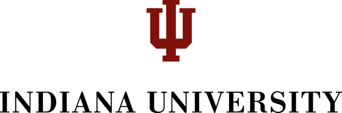 Indiana University Bloomington Logo black text