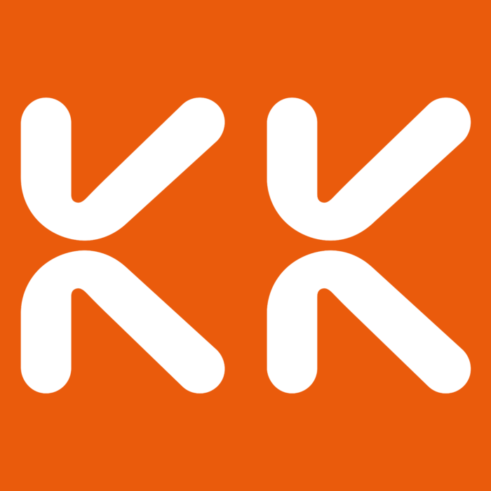 KK Wind Solutions Logo orange background